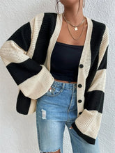 Tossy Aushöhlen Kontrast Mode Strickjacke Pullover Strickwaren Frauen Lose Langarm High Street Outwear Patchwork Weiblichen Mantel